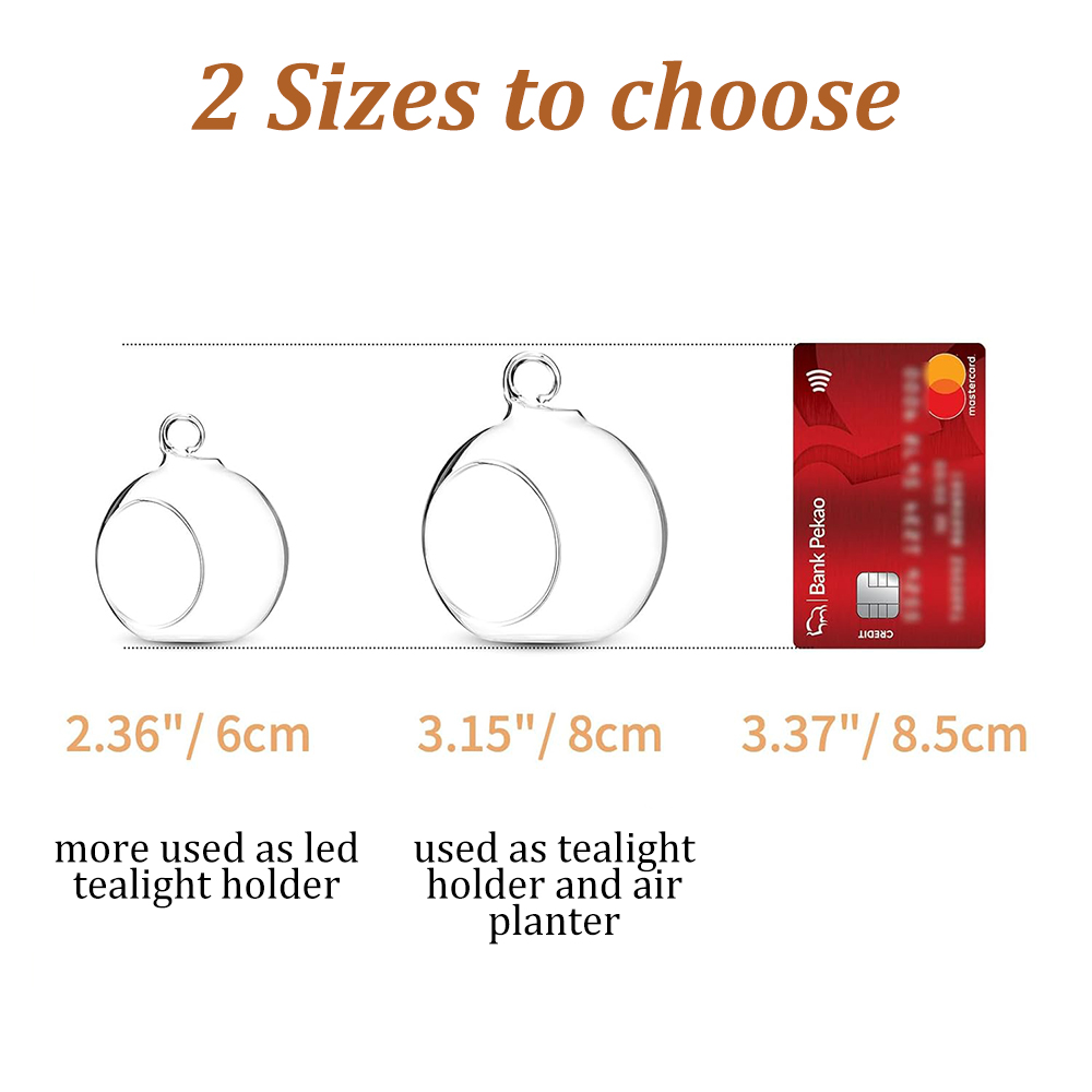 Glass Hanging Orbs Fillable Cl - Wedding Fountain 리뷰 및 가격