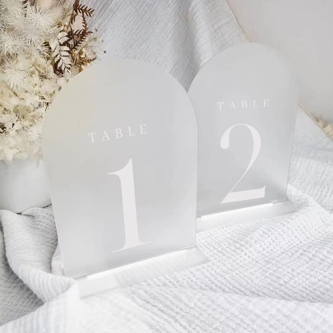Arch Acrylic Table Numbers wit - Table Number Gold 리뷰 및 가격