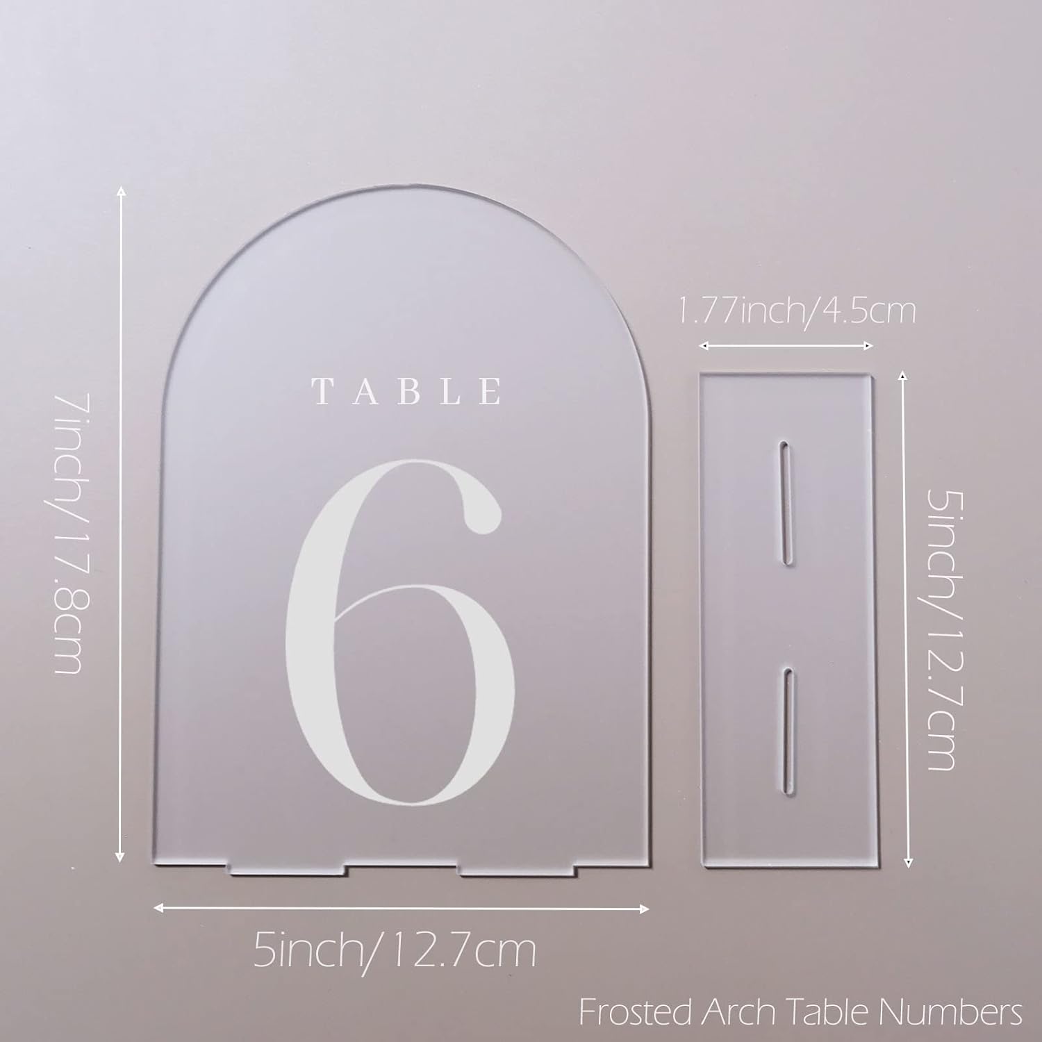 Arch Acrylic Table Numbers wit - Table Number Gold 리뷰 및 가격