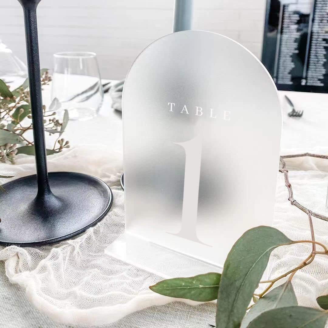 Arch Acrylic Table Numbers wit - Table Number Gold 리뷰 및 가격