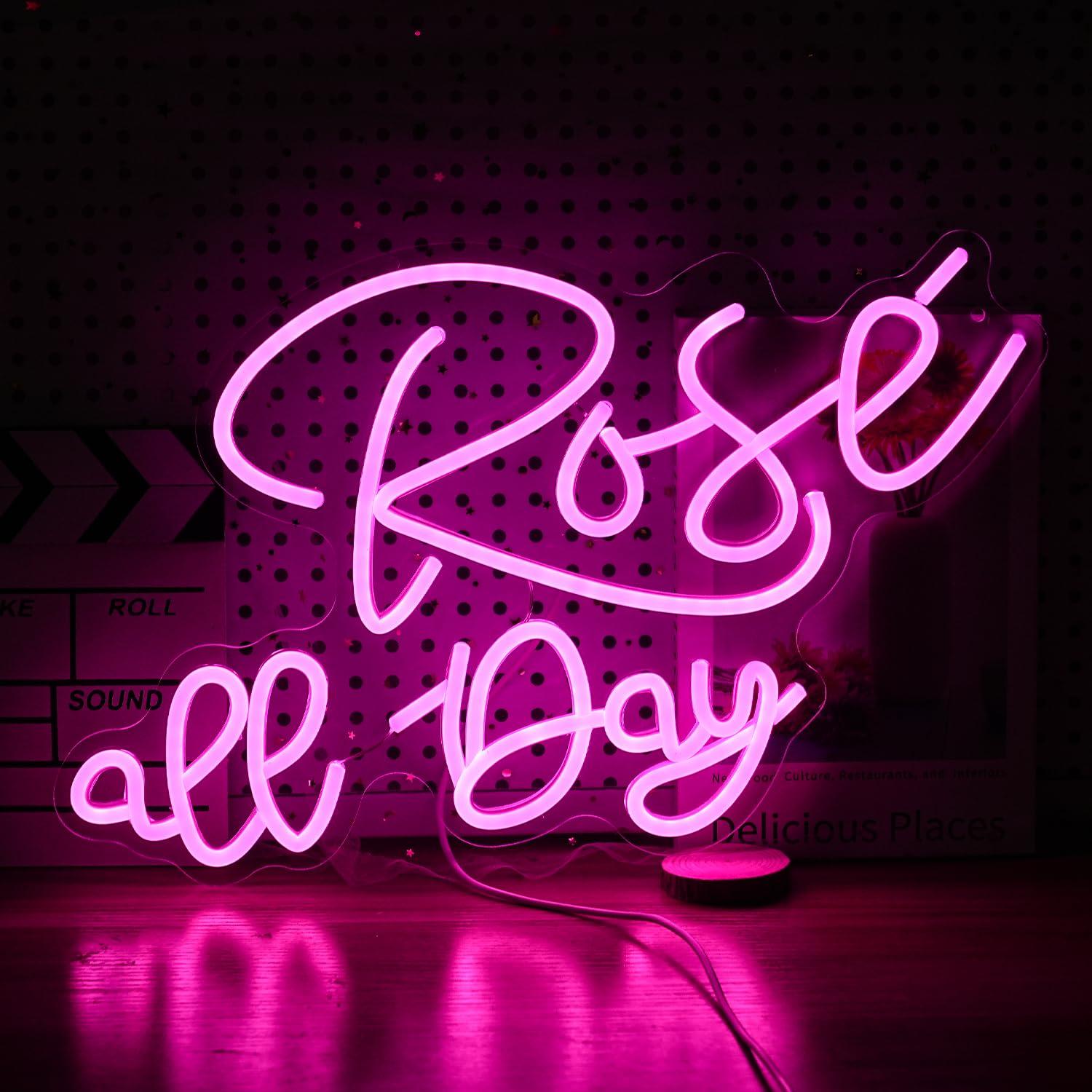 Rose All Day Neon Sign Dimmabl - Wedding Led 리뷰 및 가격