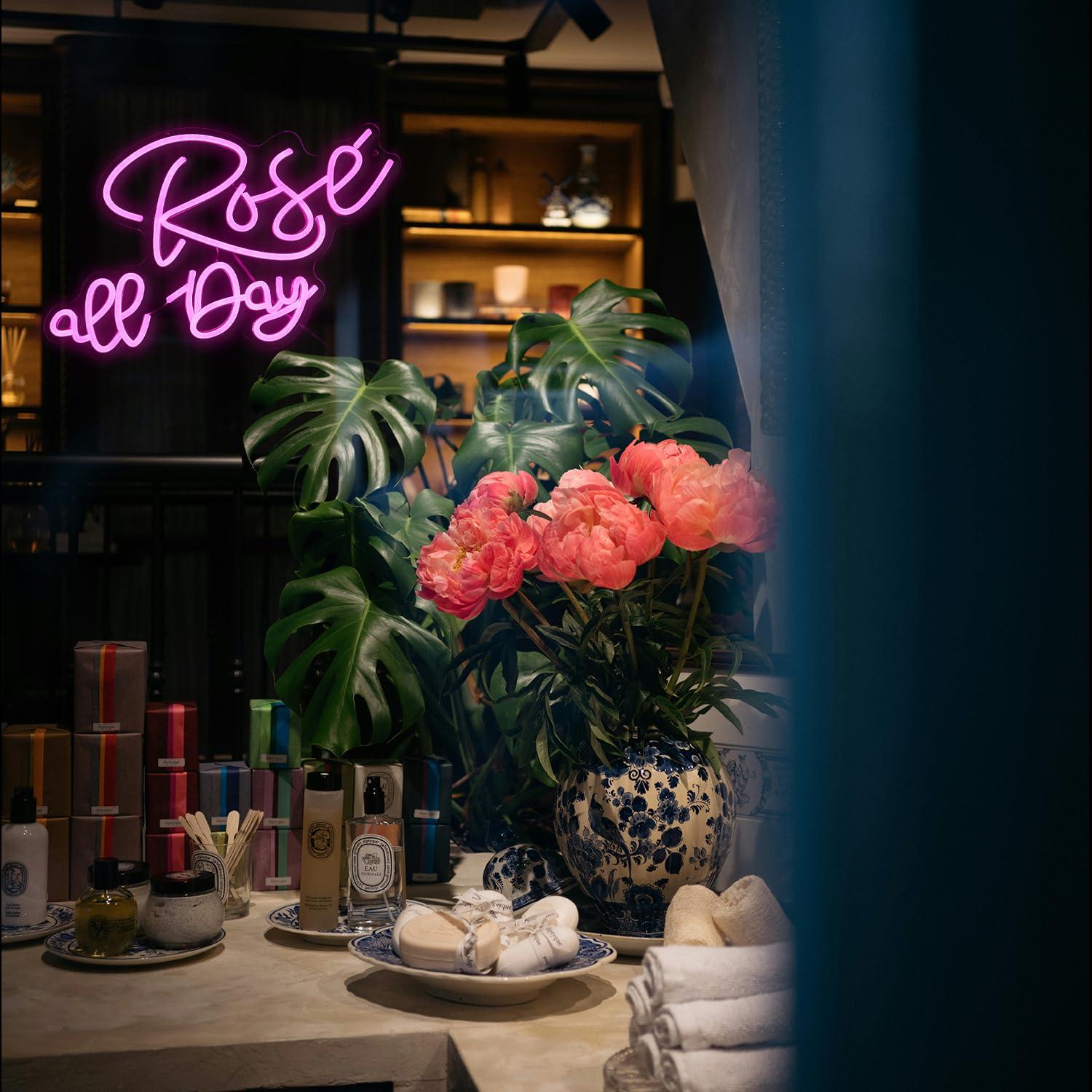 Rose All Day Neon Sign Dimmabl - Wedding Led 리뷰 및 가격