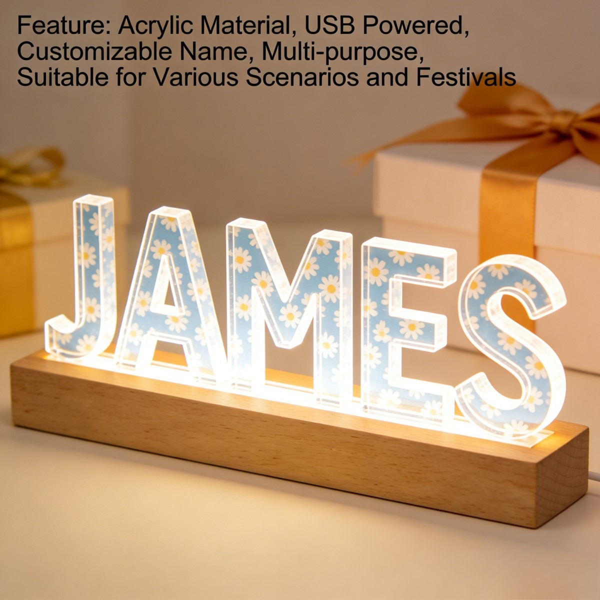 Personalized Acrylic LED Night - Wedding Led 리뷰 및 가격