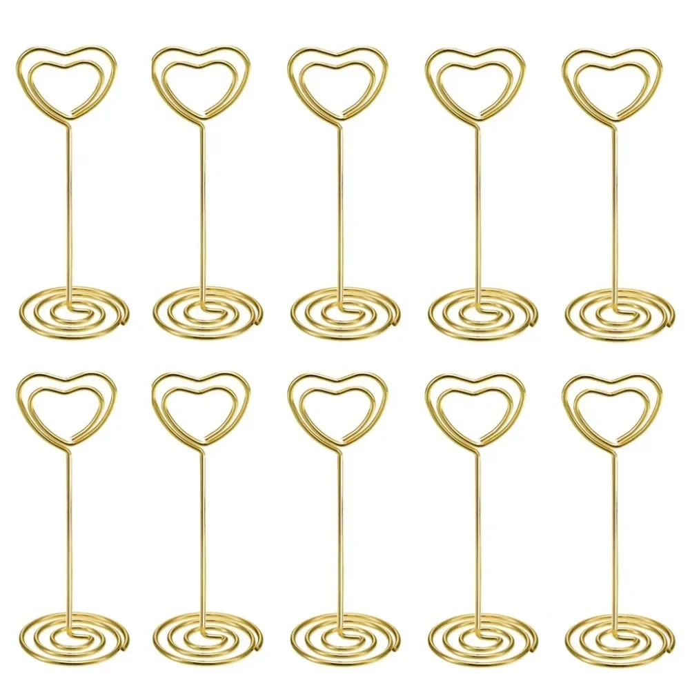 10pcs Heart Shape Table Number - Table Number Gold 리뷰 및 가격