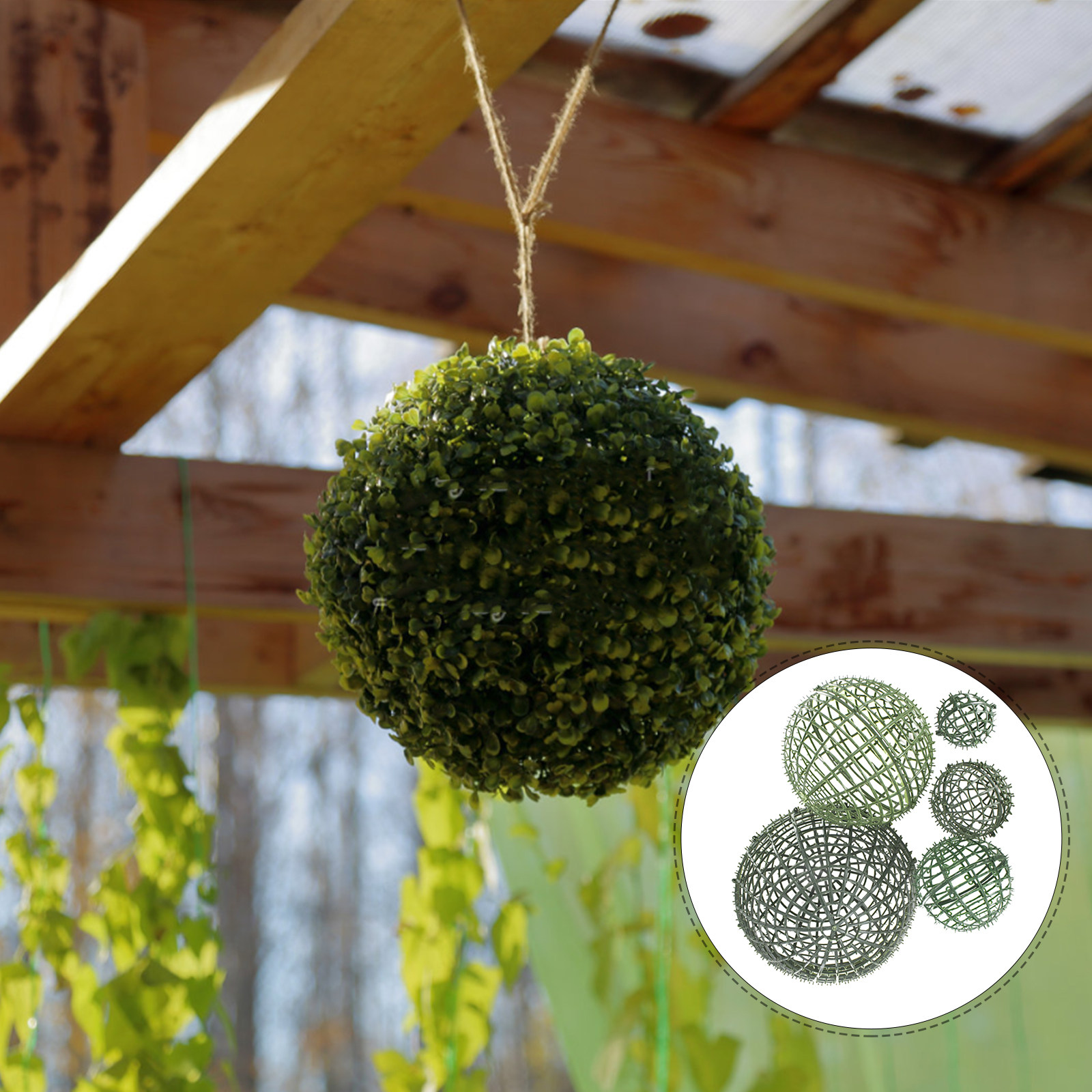 5Pcs Decorative Flower Ball Fr - Wedding Support 리뷰 및 가격
