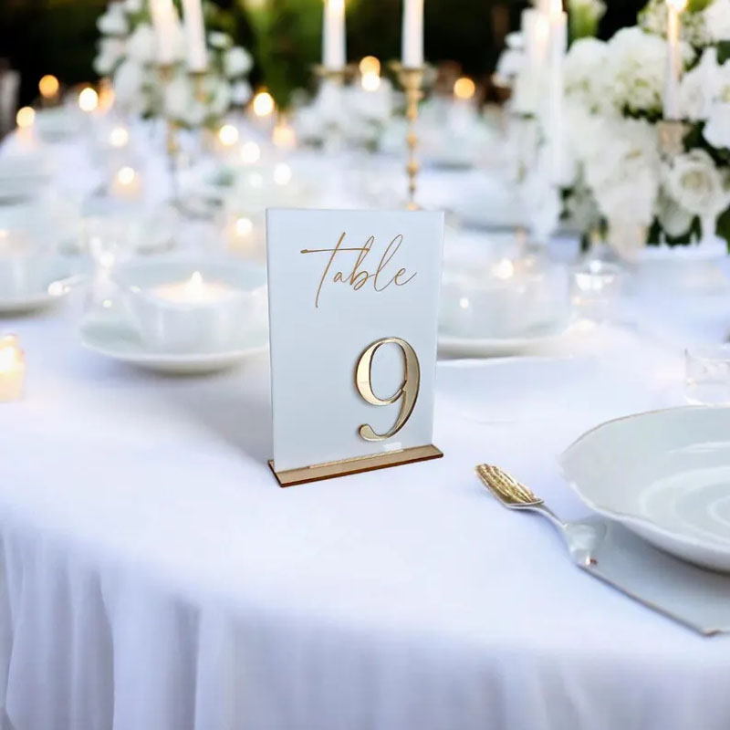 Wedding Table Numbers for Cere - Table Number Gold 리뷰 및 가격