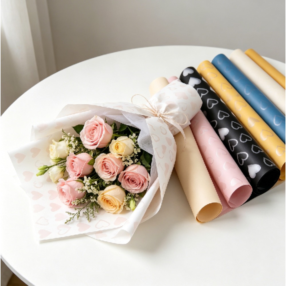 Silver Heart Hansu Floral Wrap - Good Floral & Wedding Decor Supply 리뷰 및 가격