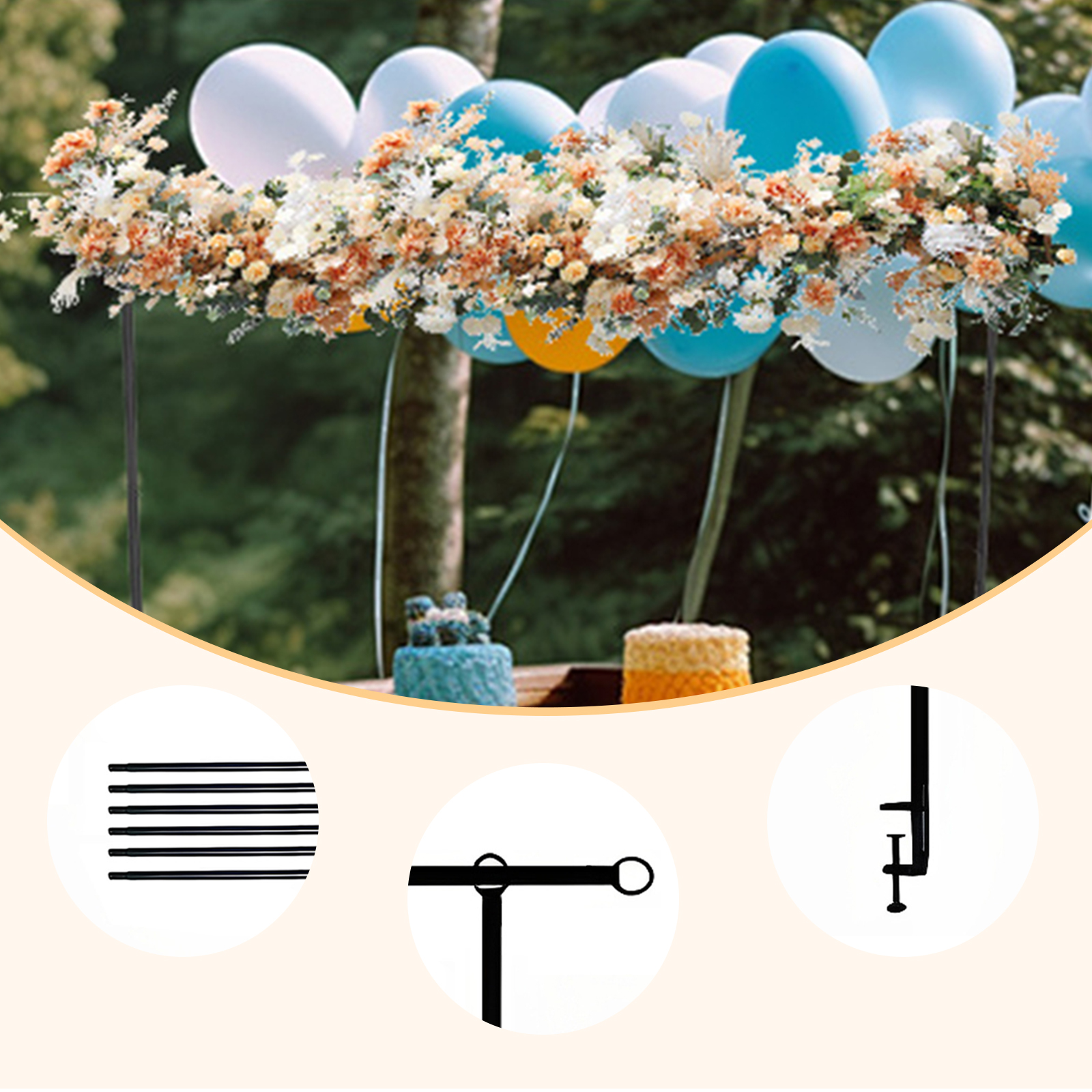 Adjustable Over The Table Arch - Wedding Support 리뷰 및 가격